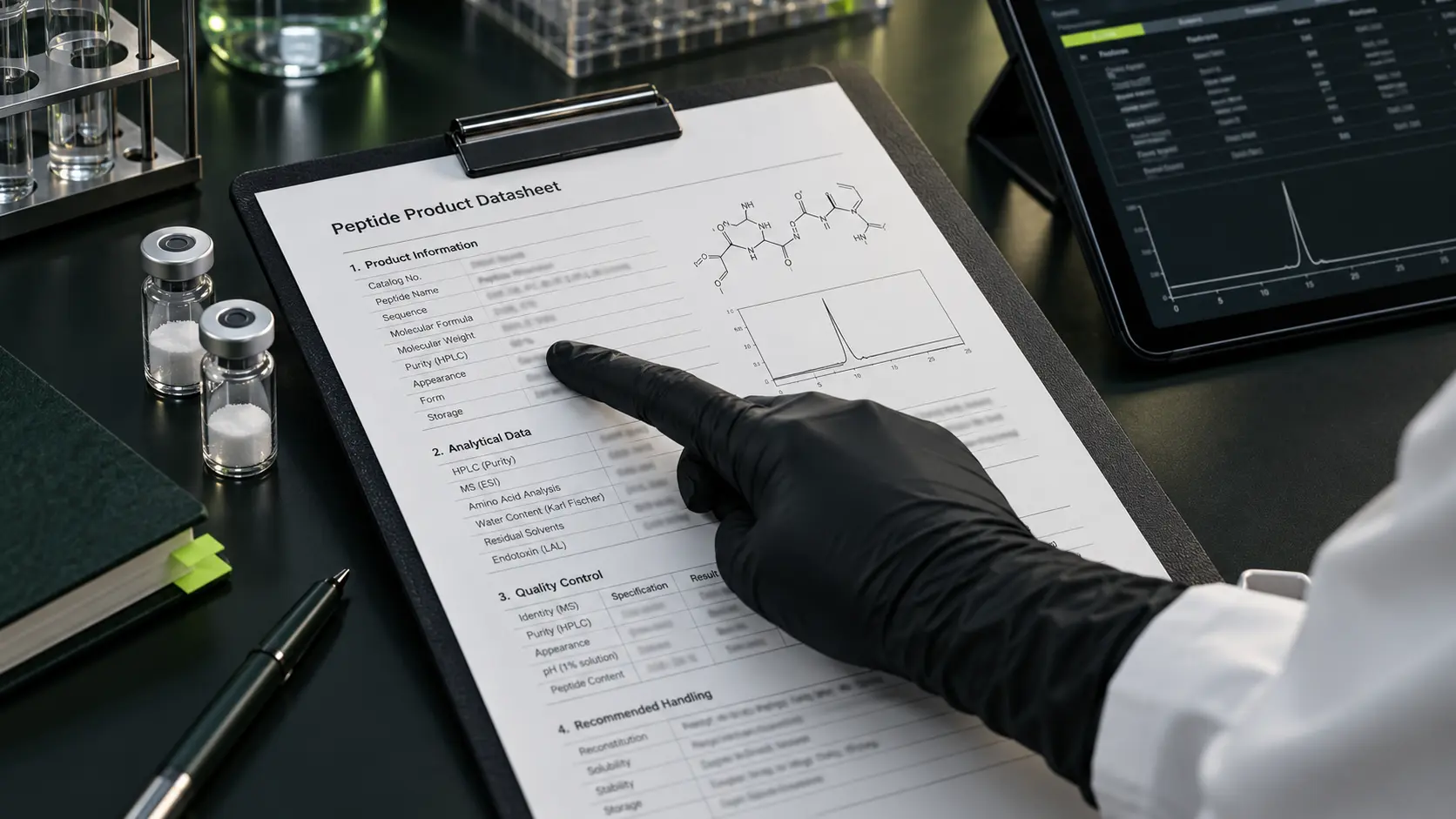 Research Peptide Datasheet Guide